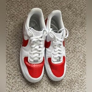 Nike Air Forces with a special design, size 12 and pretty good condition